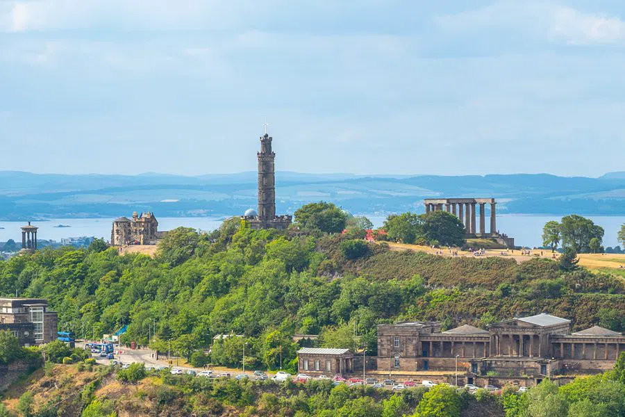 Calton Hill and the Nelson Monument, Edinburgh