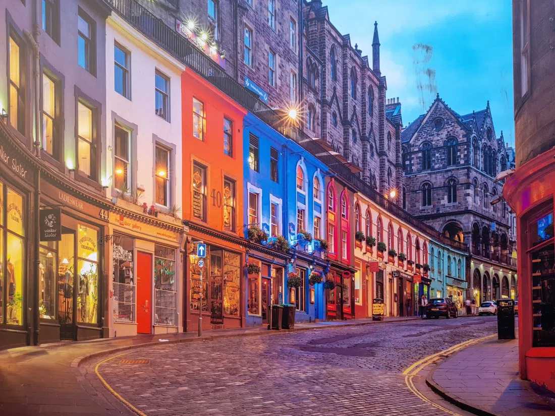 Victoria Street and Victoria Terrace, Edinburgh