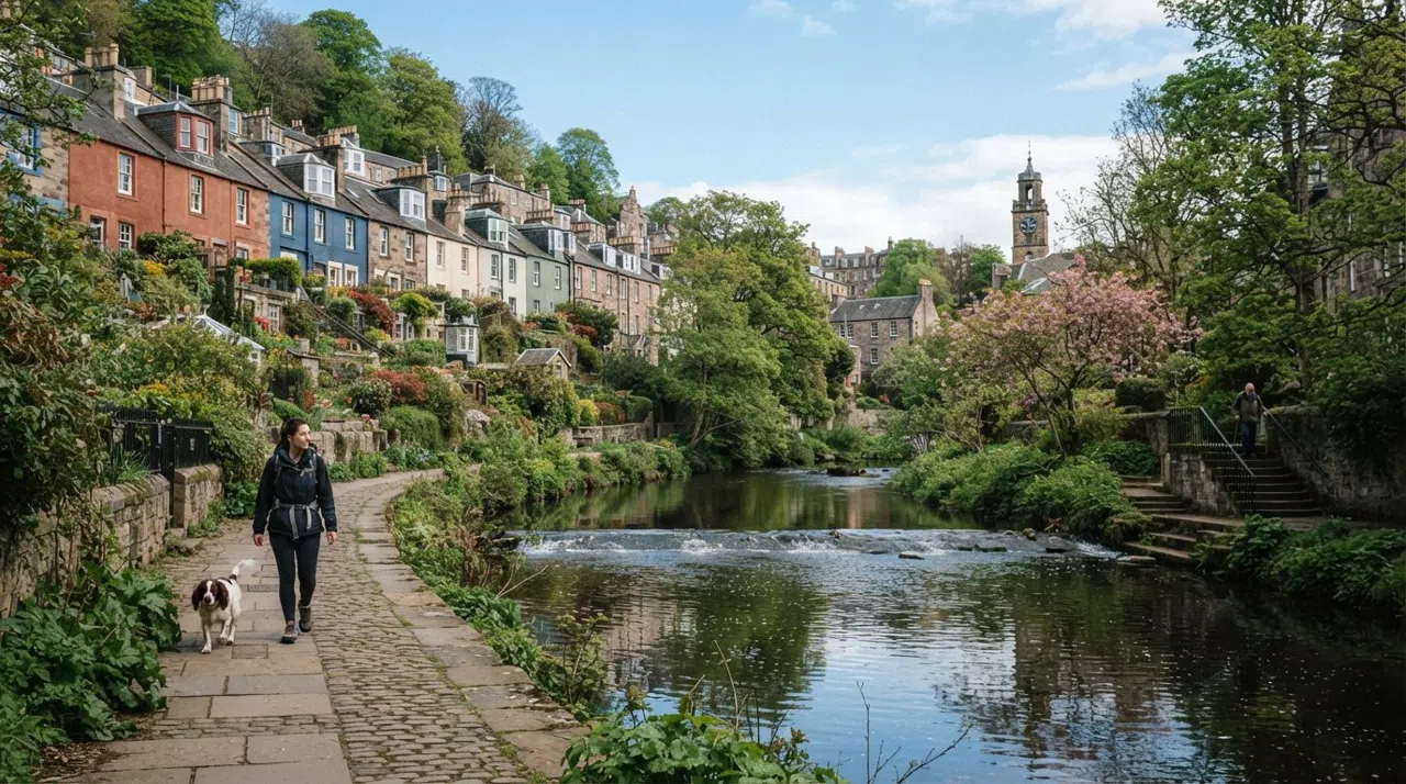 Stockbridge, Edinburgh: the village that keeps its own clock