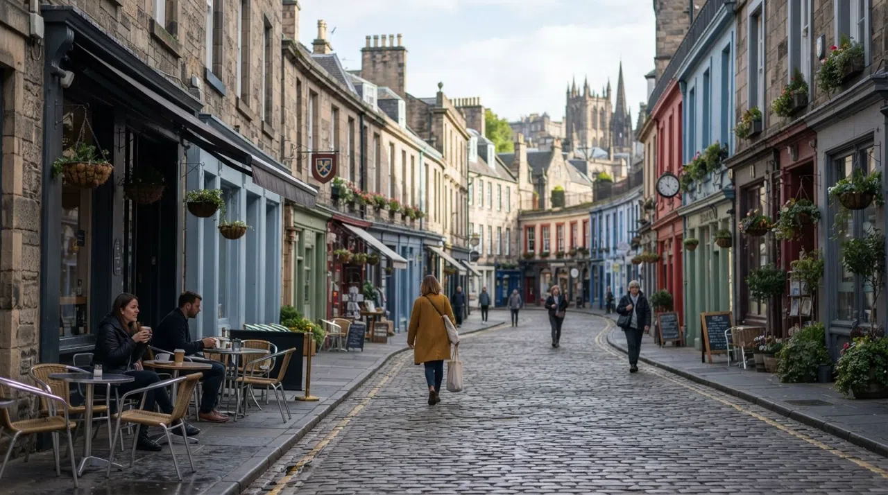 West End, Edinburgh: the city’s civilised pocket of wine, theatre and quiet streets